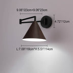 Nordic Minimalist Adjustable Swing Arm Wall Sconce