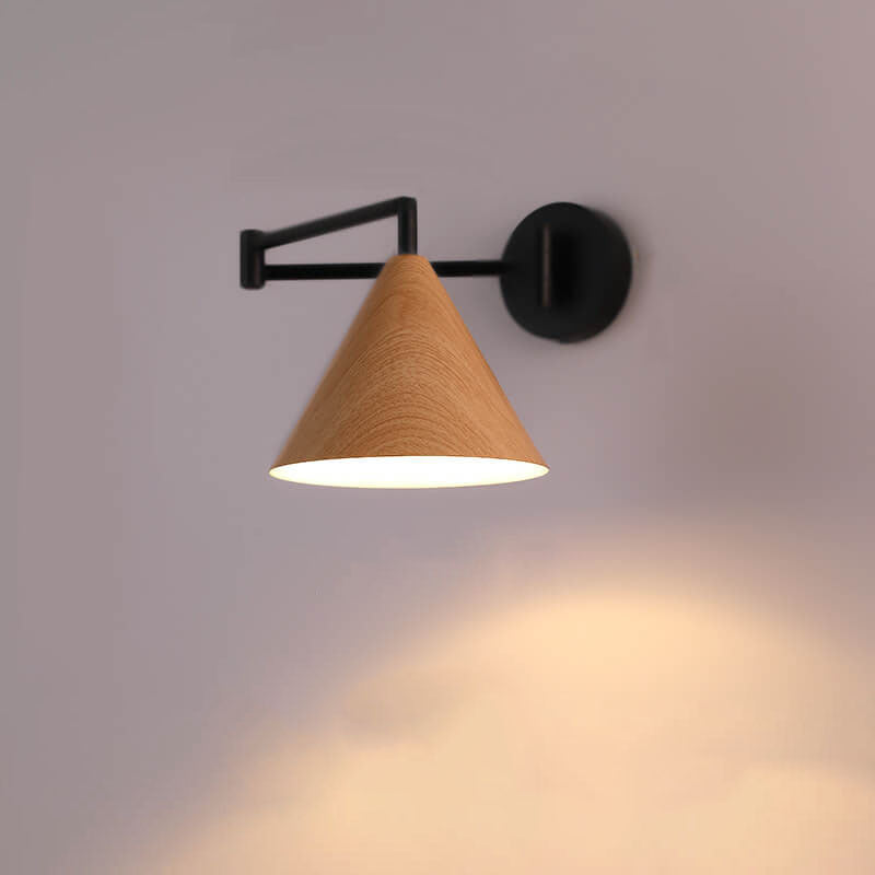 Nordic Minimalist Adjustable Swing Arm Wall Sconce