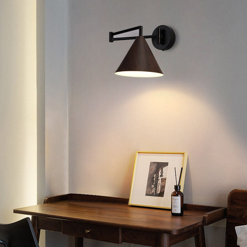 Nordic Minimalist Adjustable Swing Arm Wall Sconce