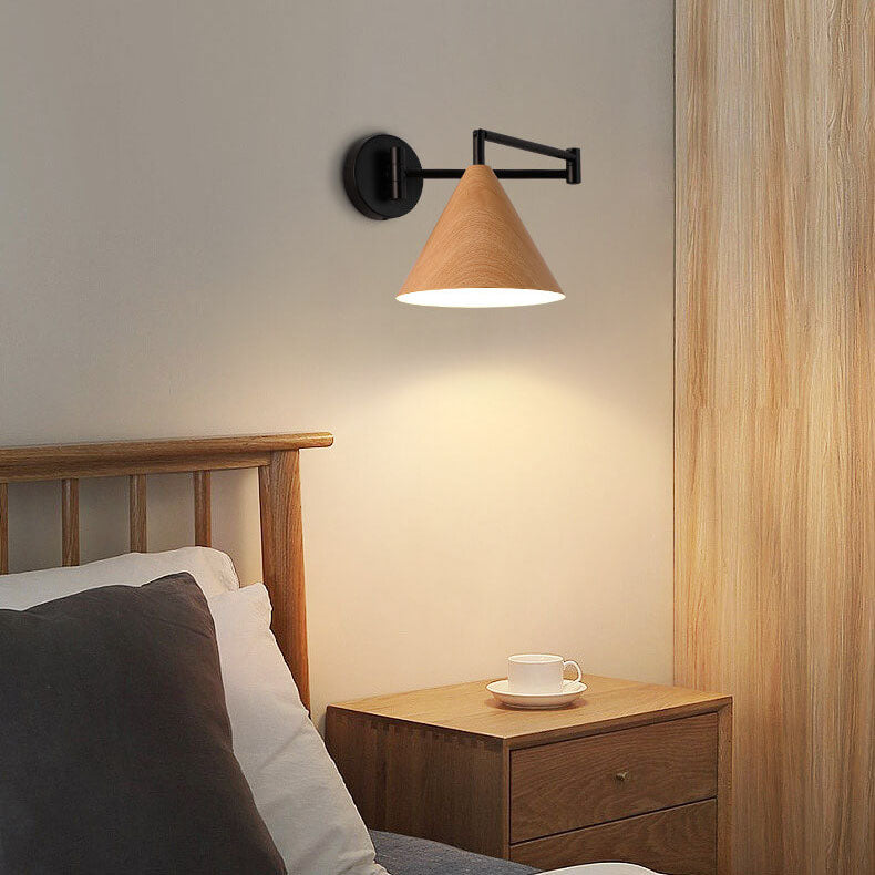 Nordic Minimalist Adjustable Swing Arm Wall Sconce