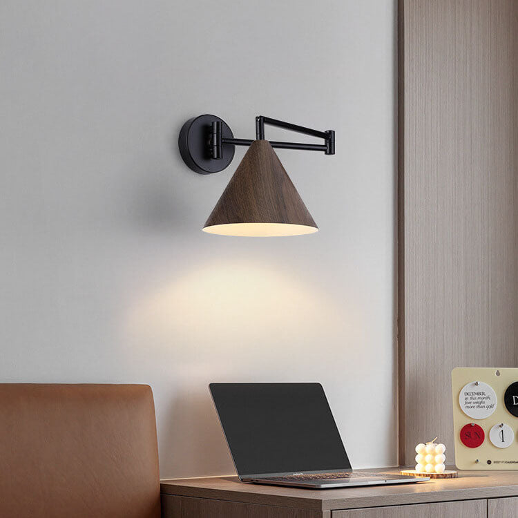 Nordic Minimalist Adjustable Swing Arm Wall Sconce
