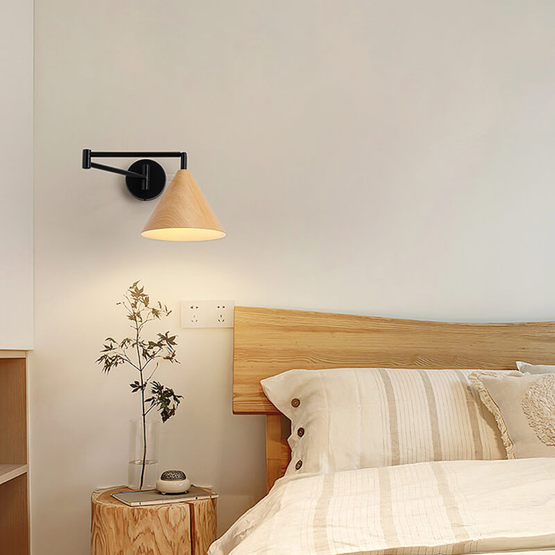 Nordic Minimalist Adjustable Swing Arm Wall Sconce