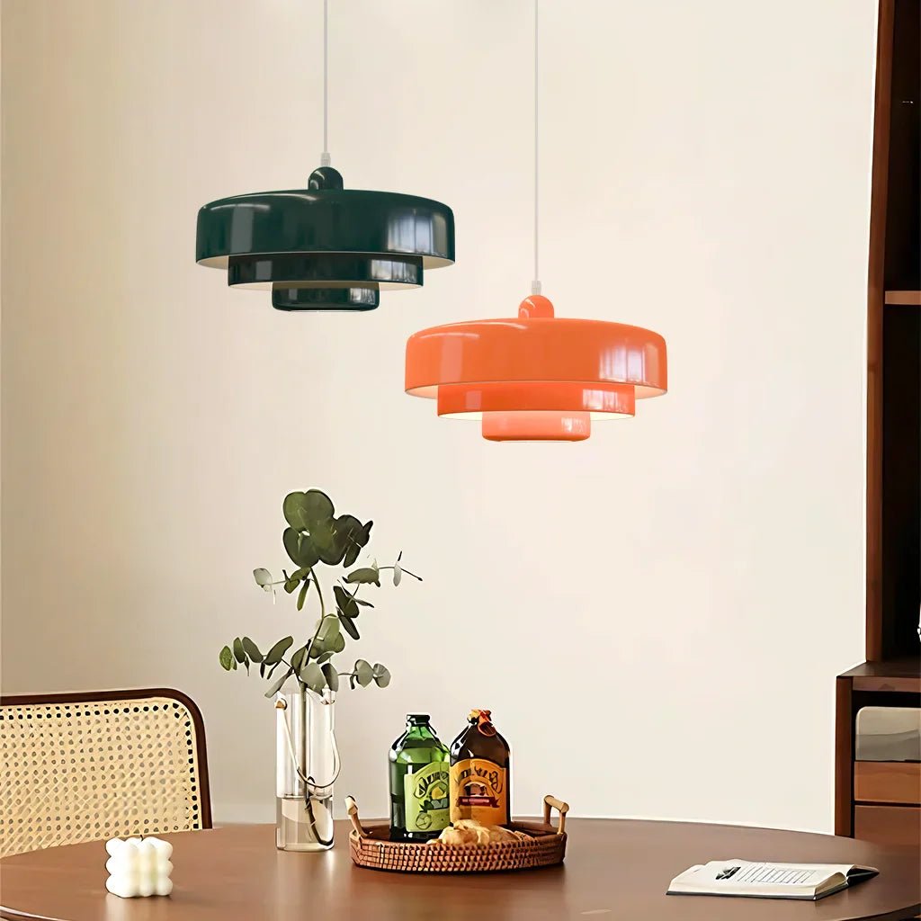 Nordic Pastel Matte Metal Pendant Light (35 cm)