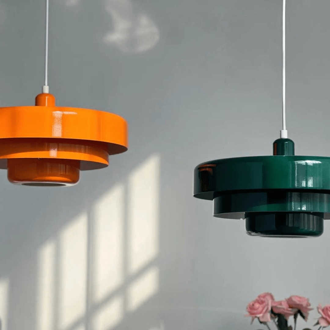 Nordic Pastel Matte Metal Pendant Light (35 cm)