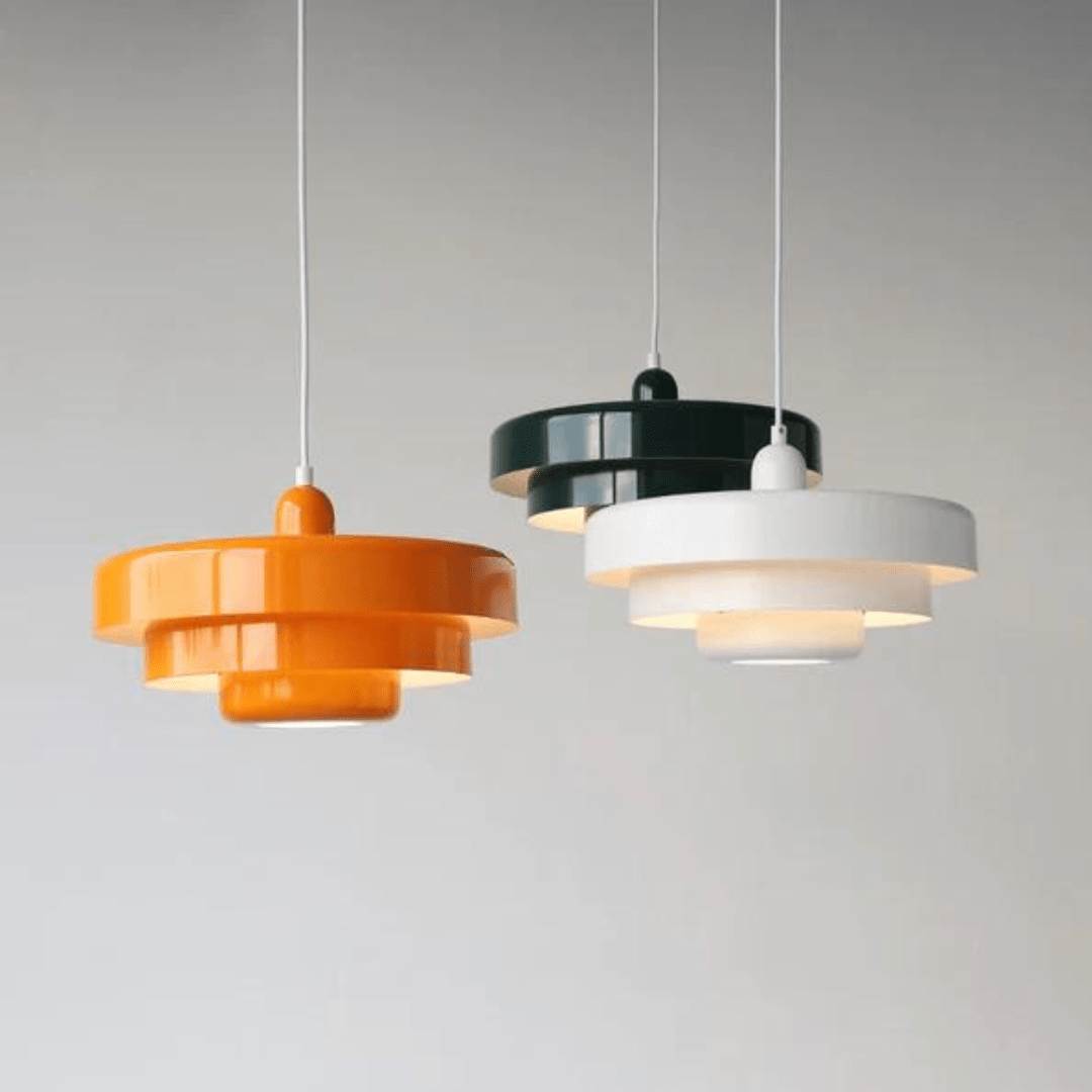 Nordic Pastel Matte Metal Pendant Light (35 cm)