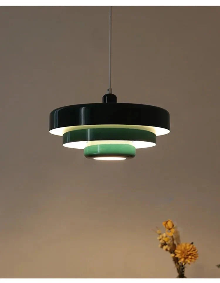 Nordic Pastel Matte Metal Pendant Light (35 cm)