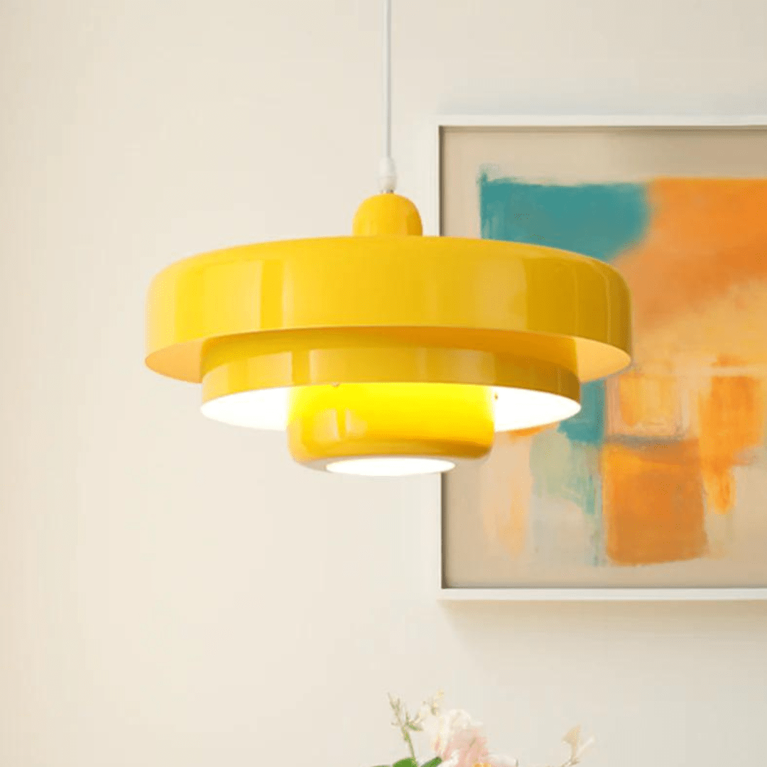 Nordic Pastel Matte Metal Pendant Light (35 cm)