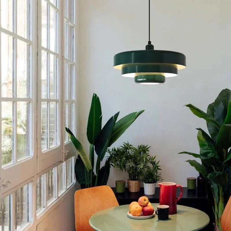 Nordic Pastel Matte Metal Pendant Light (35 cm)
