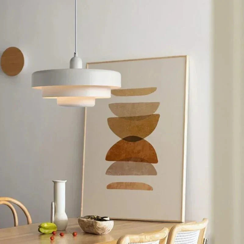 Nordic Pastel Matte Metal Pendant Light (35 cm)