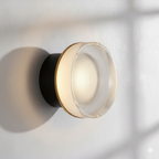Nordic Stained Glass Three-Color LED Wall Sconce
