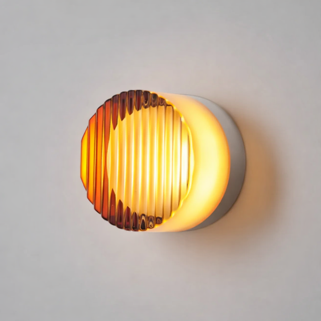 Nordic Stained Glass Three-Color LED Wall Sconce