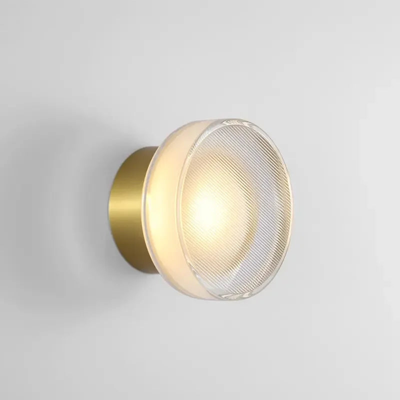 Nordic Stained Glass Three-Color LED Wall Sconce