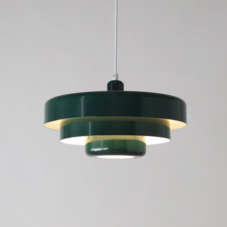 Nordic Vintage Multi-Layered Metal Pendant Light