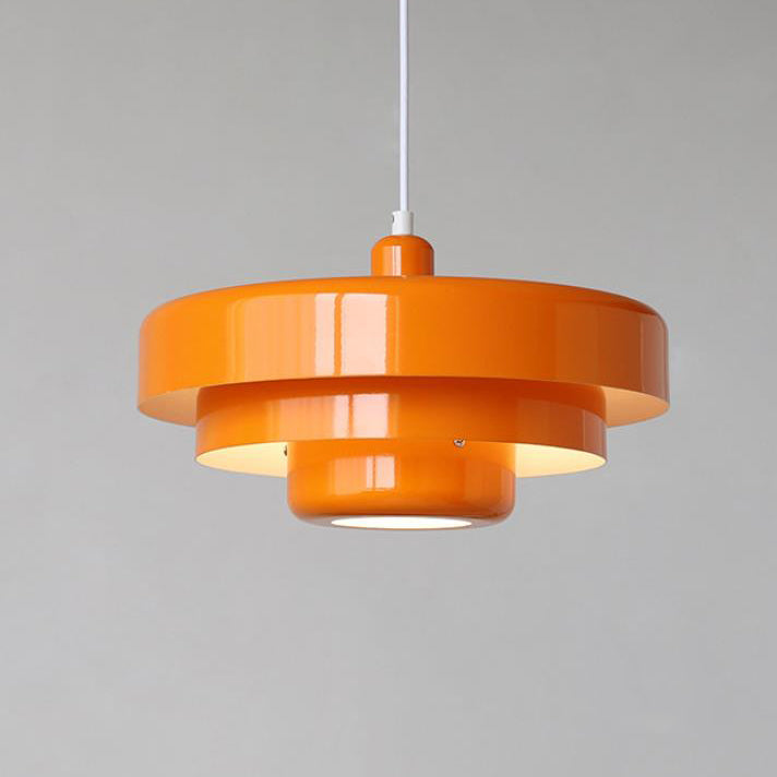 Nordic Vintage Multi-Layered Metal Pendant Light