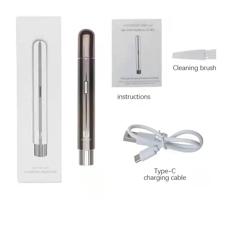 Nose, Ear & Brow Trimmer Rechargeable Cordless Precision Blades