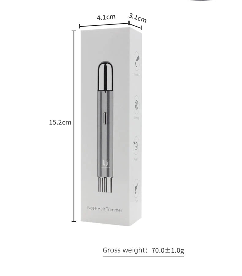 Nose, Ear & Brow Trimmer Rechargeable Cordless Precision Blades