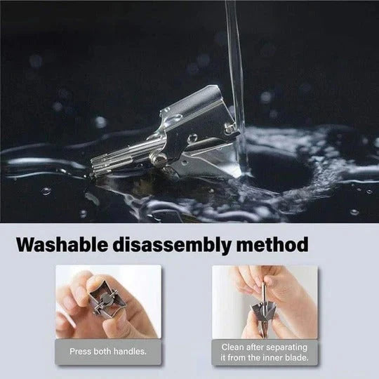 Nose & Ear Hair Trimmer Precision Hand-Operated Battery-Free