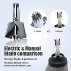 Nose & Ear Trimmer Manual Stainless Steel Washable