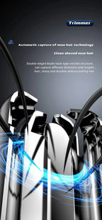 Nose & Ear Trimmer USB Rechargeable Stainless Steel