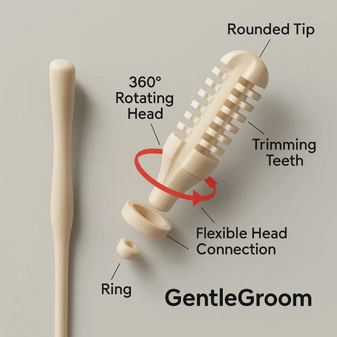 Nose Hair Trimmer 360 Degree Rotating Head Compact & Travel-Friendly