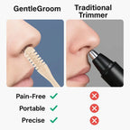Nose Hair Trimmer 360-Degree Rotating Head Compact Travel Size