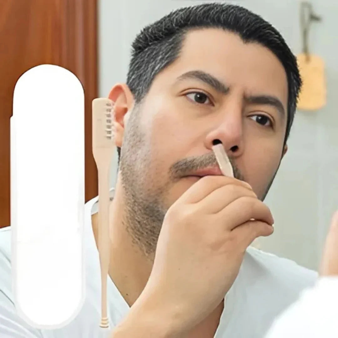 Nose Hair Trimmer 360-Degree Rotating Head Compact Travel Size