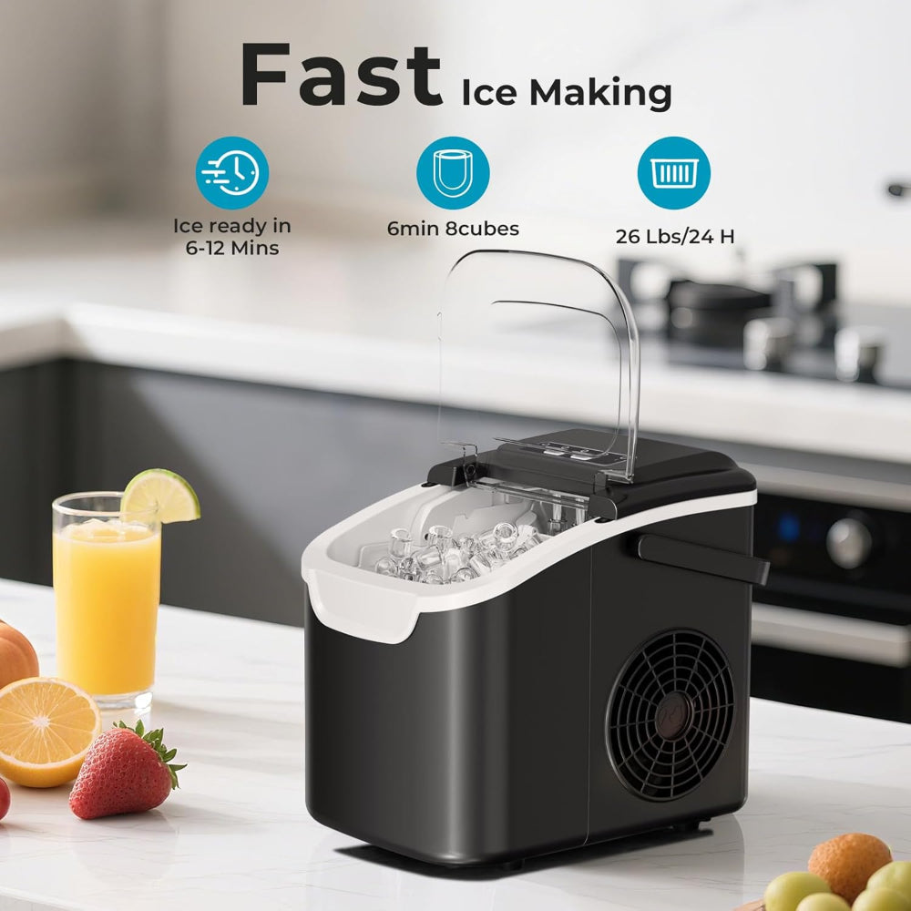 Nugget Ice Maker Countertop Self-Cleaning 35 lb Per Day