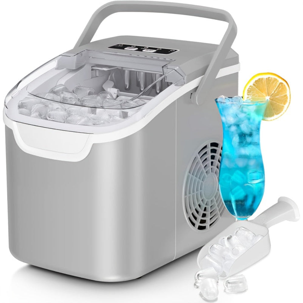 Nugget Ice Maker Countertop Self-Cleaning 35 lb Per Day