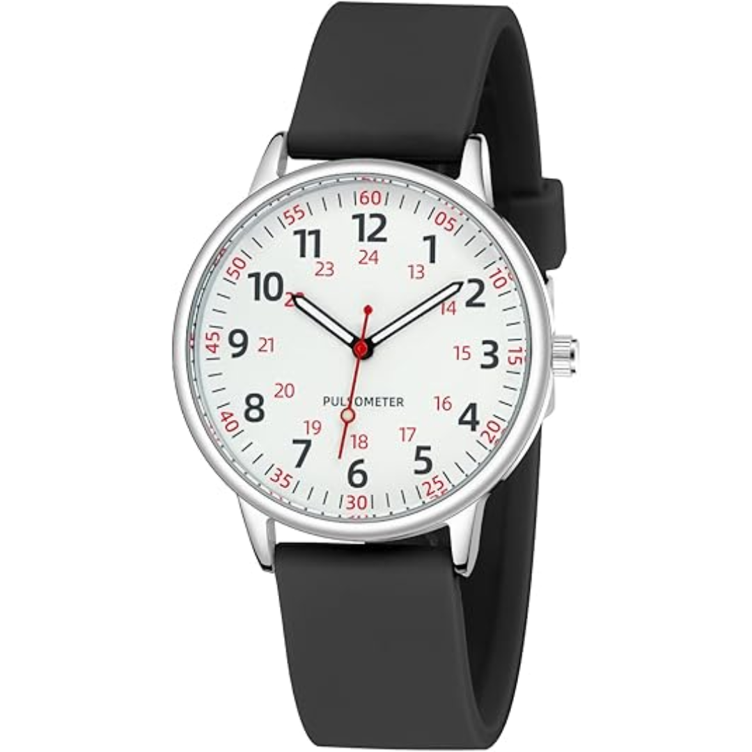 Nurse Watch Easy-to-Read Dial & Clear Second Hand