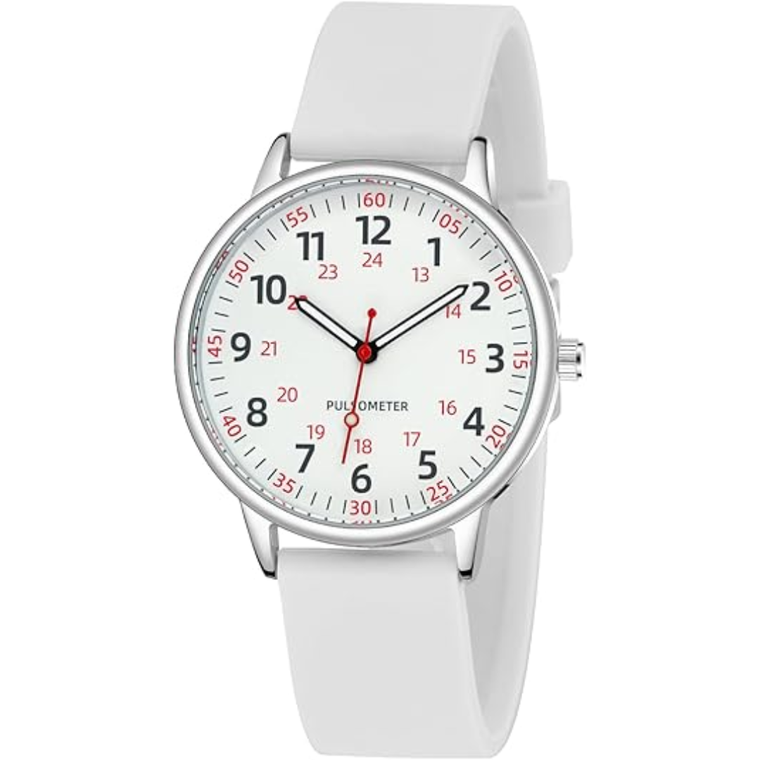 Nurse Watch Easy-to-Read Dial & Clear Second Hand