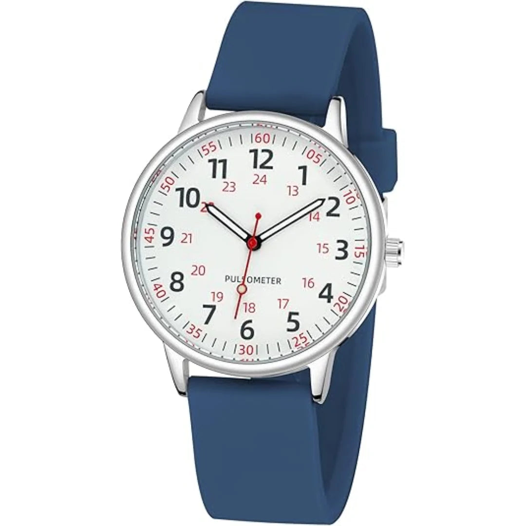 Nurse Watch Waterproof Silicone Band Second Hand