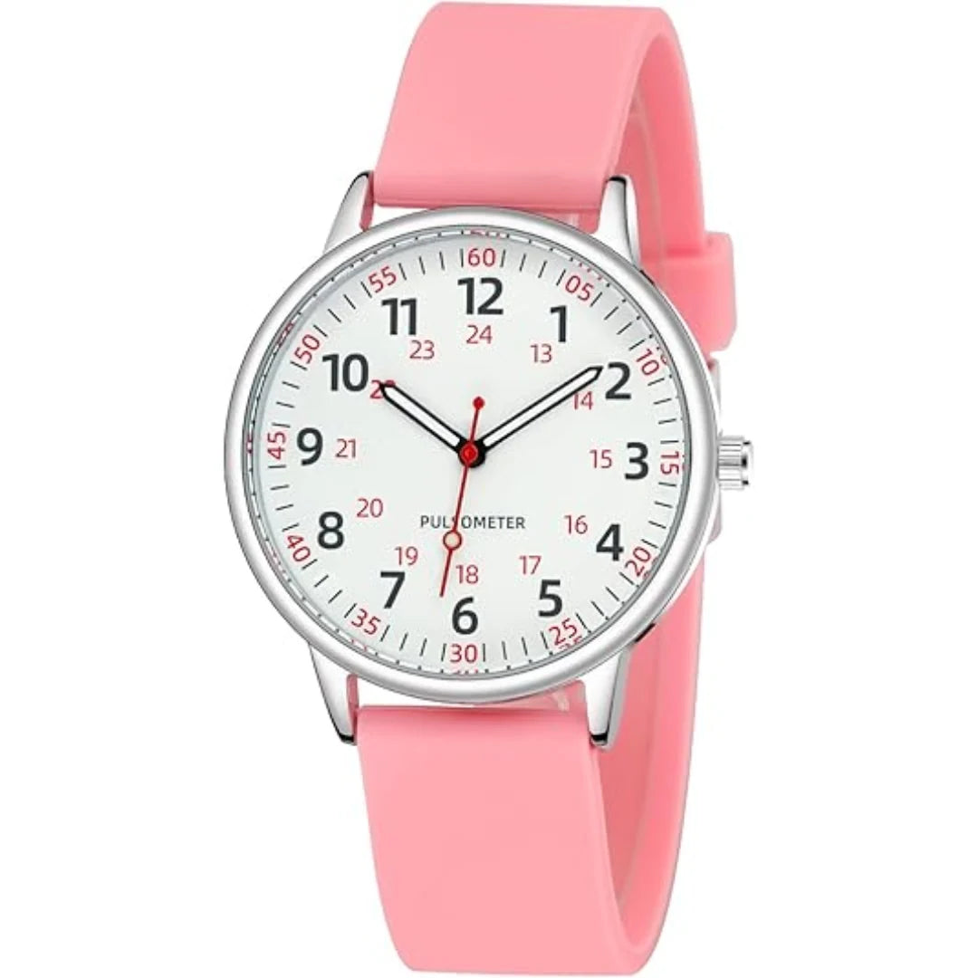 Nurse Watch Waterproof Silicone Band Second Hand