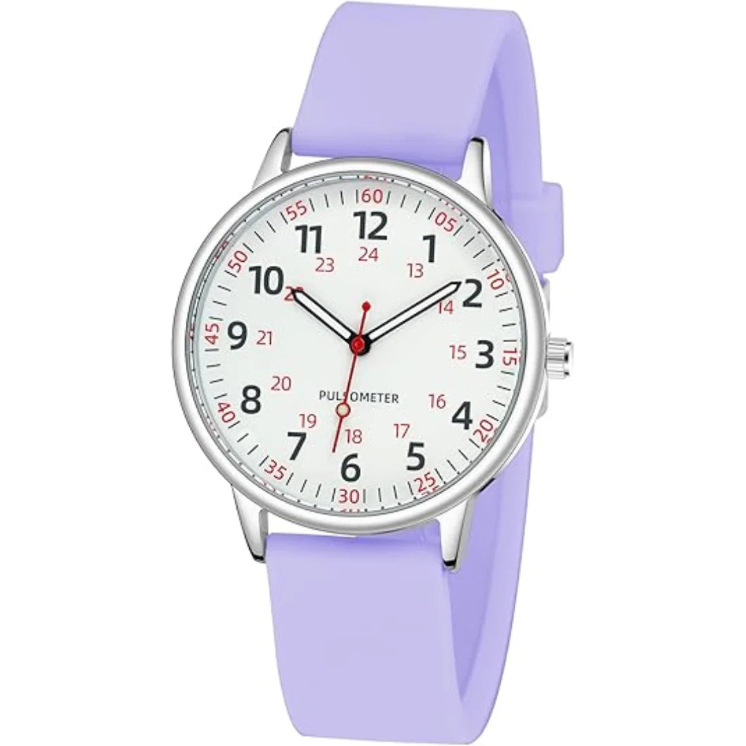 Nurse Watch Waterproof Silicone Band Second Hand