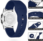 Nurses Watch Luminous Dial Second Hand 50M Water Resistant