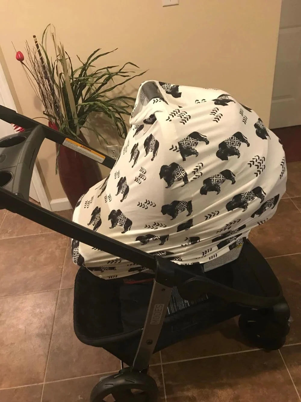 Nursing Cover Breathable Stretchy Stroller & Car Seat