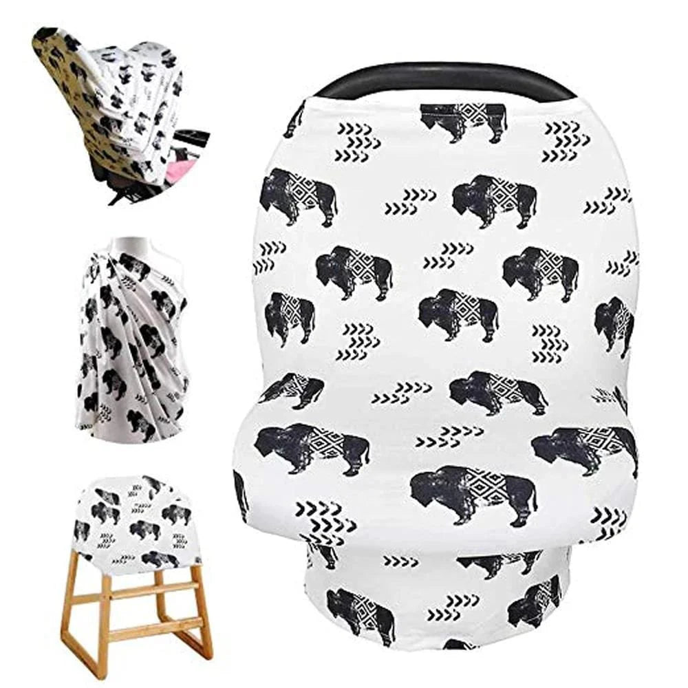 Nursing Cover Breathable Stretchy Stroller & Car Seat