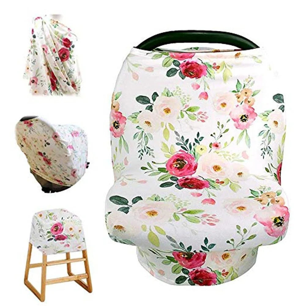 Nursing Cover Breathable Stretchy Stroller & Car Seat
