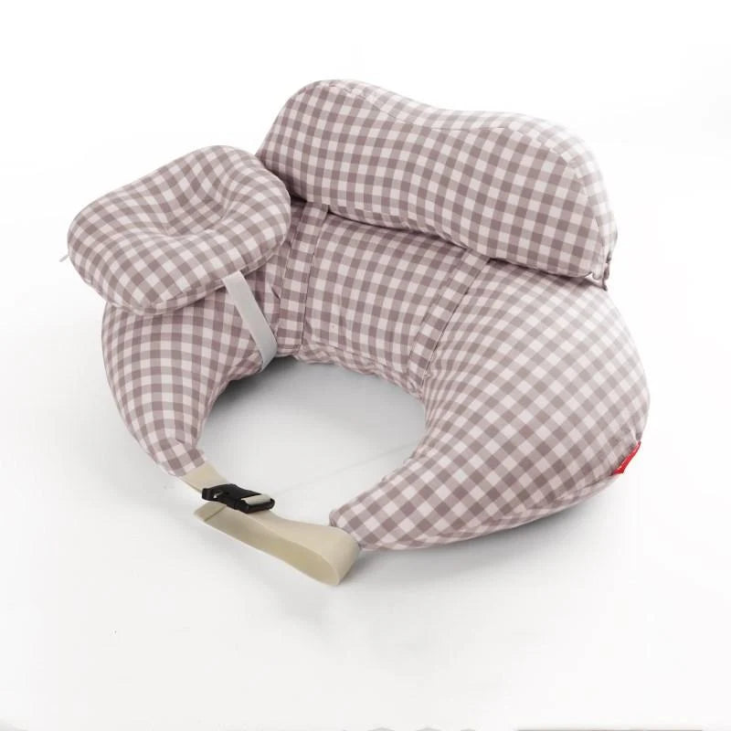 Nursing Pillow Ergonomic Support Adjustable Waist Strap & Removable Cover