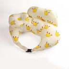 Nursing Pillow Ergonomic Support Adjustable Waist Strap & Removable Cover