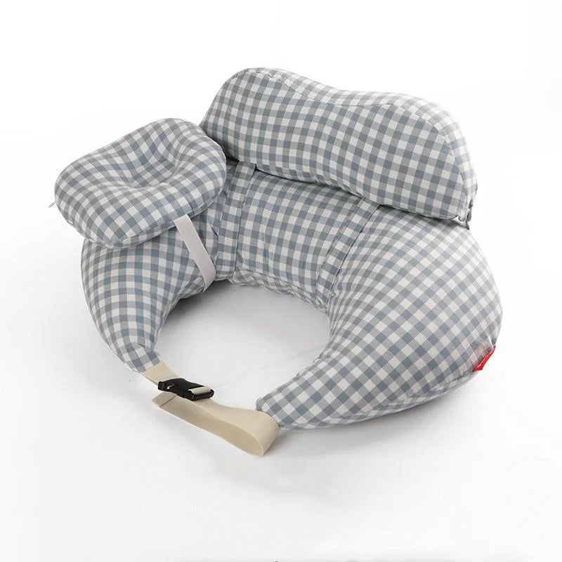 Nursing Pillow Ergonomic Support Adjustable Waist Strap & Removable Cover