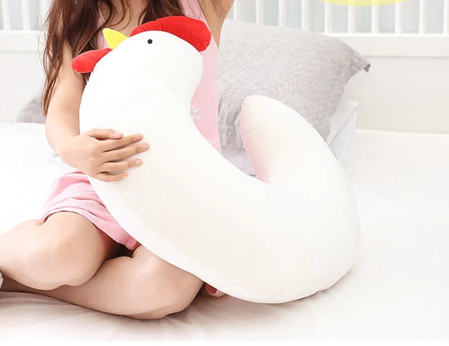 Nursing Pillow Ergonomic Support Removable Backrest Hypoallergenic Filling