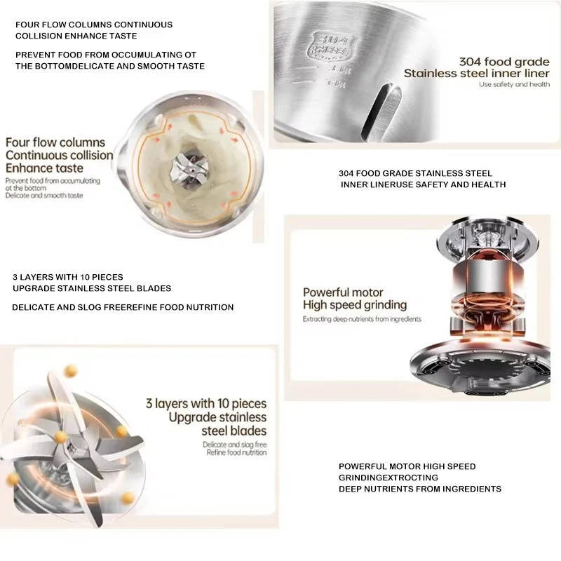 Nut Milk Maker Overnight Timer 9 Presets