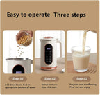 Nut Milk Maker Stainless Steel 12 Preset Programs Self-Cleaning