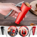 Nutcracker Stainless Steel Serrated Holder Ergonomic Non-Slip Handles