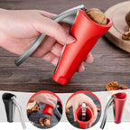 Nutcracker Stainless Steel Serrated Holder Ergonomic Non-Slip Handles