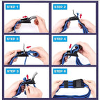 Occlusion Bands Dual-Band Adjustable Buckle Natural Latex