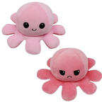 Octopus Plush Reversible Dual-Expression Soft Cotton