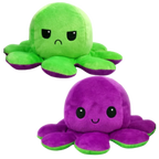 Octopus Plush Reversible Dual-Expression Soft Cotton