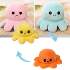 Octopus Plush Reversible Dual-Expression Soft Cotton