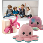 Octopus Plush Reversible Dual-Expression Soft Cotton